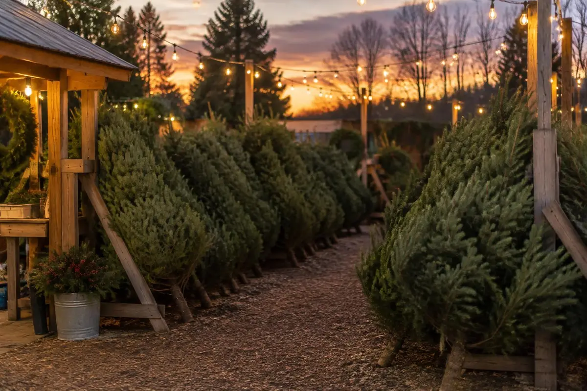 Christmas Tree Lot category illustration